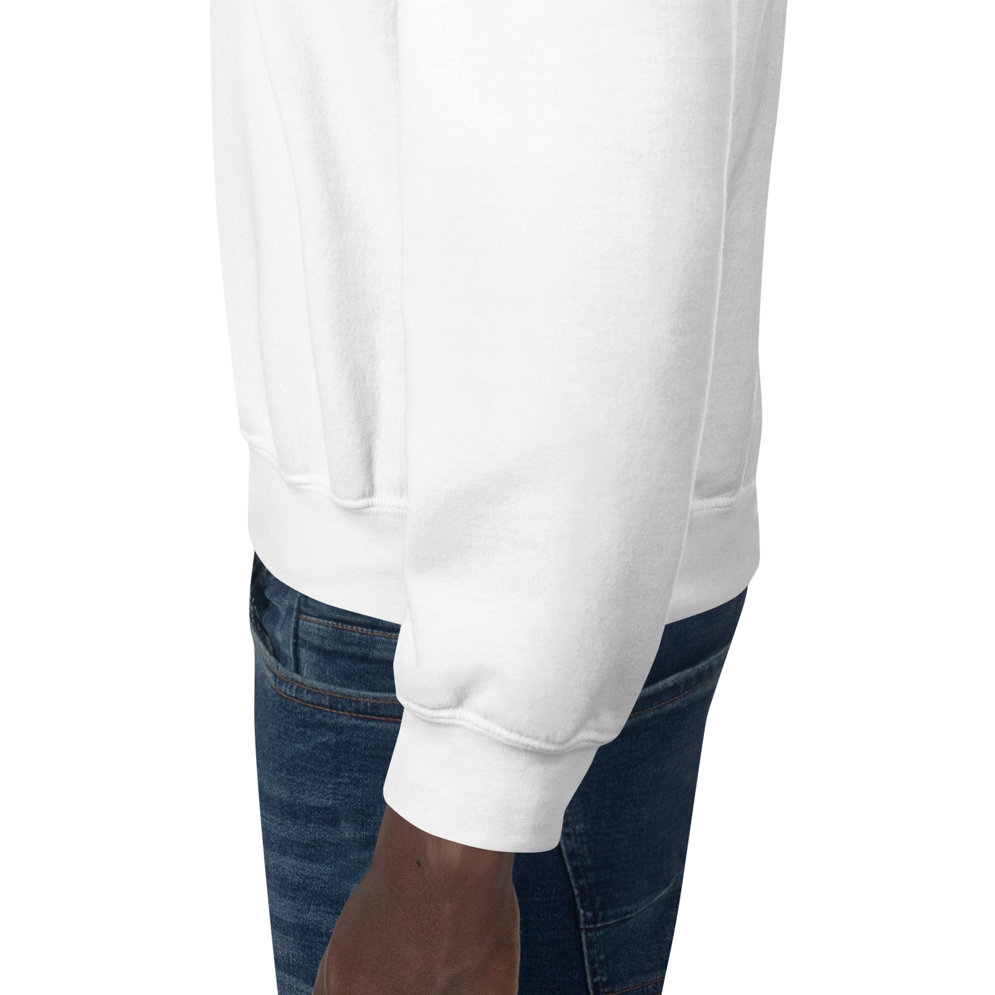 UNIFERENT EMBROIDERED SMALL logo black Unisex Sweatshirt (19)