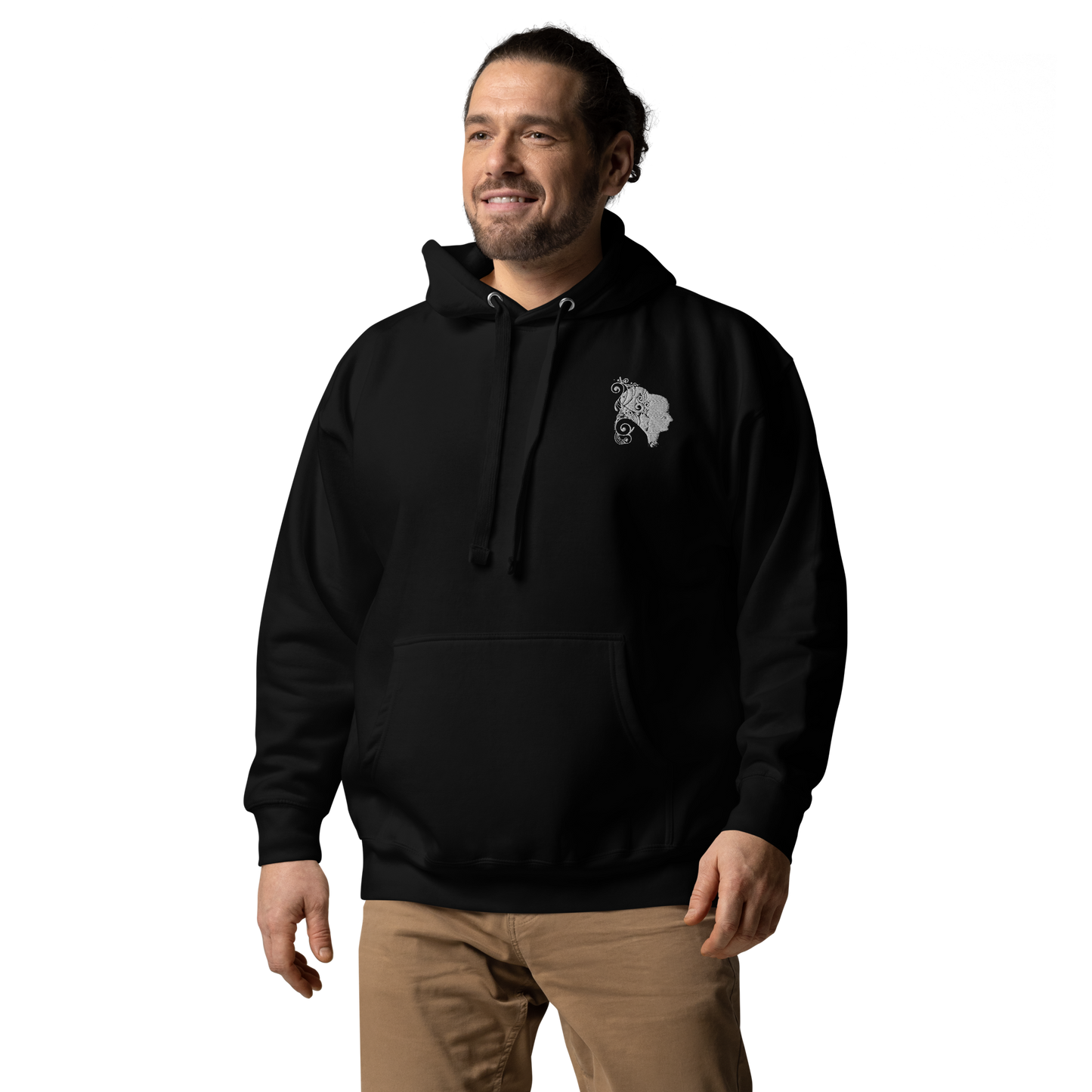 UNIFERENT VALENTINE HER Embroidered Light Unisex Hoodie (104)