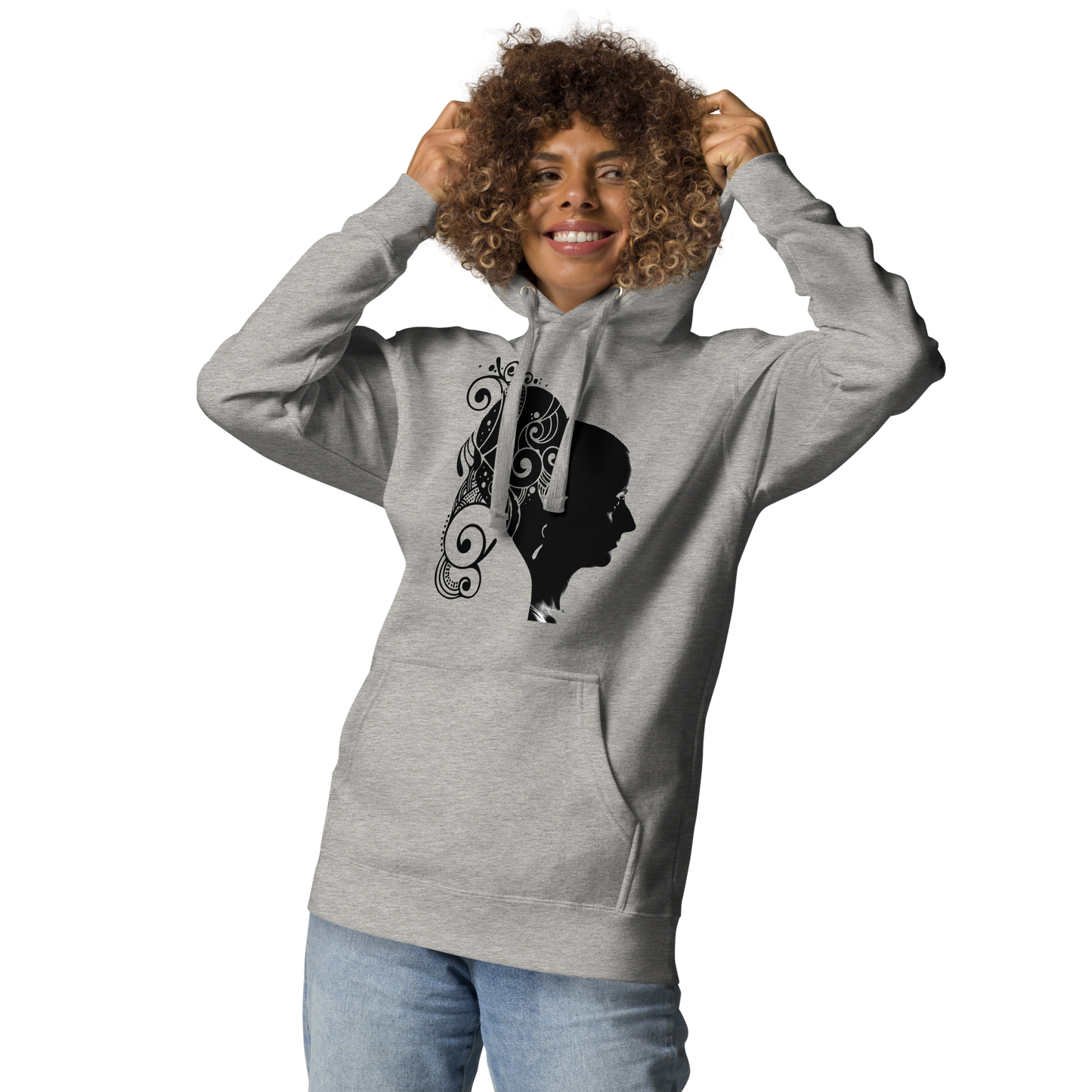 UNIFERENT VALENTINE HER dark Unisex Hoodie (97)