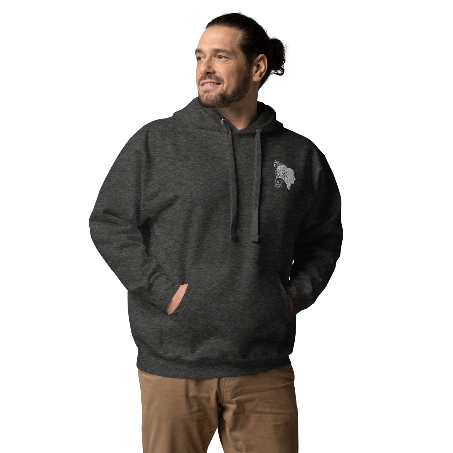UNIFERENT VALENTINE HER Embroidered Light Unisex Hoodie (104)