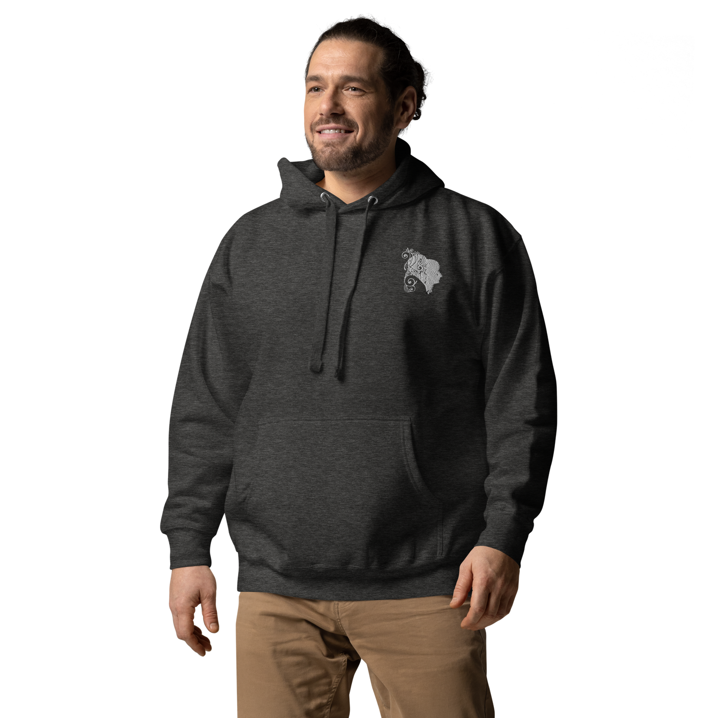 UNIFERENT VALENTINE HER Embroidered Light Unisex Hoodie (104)