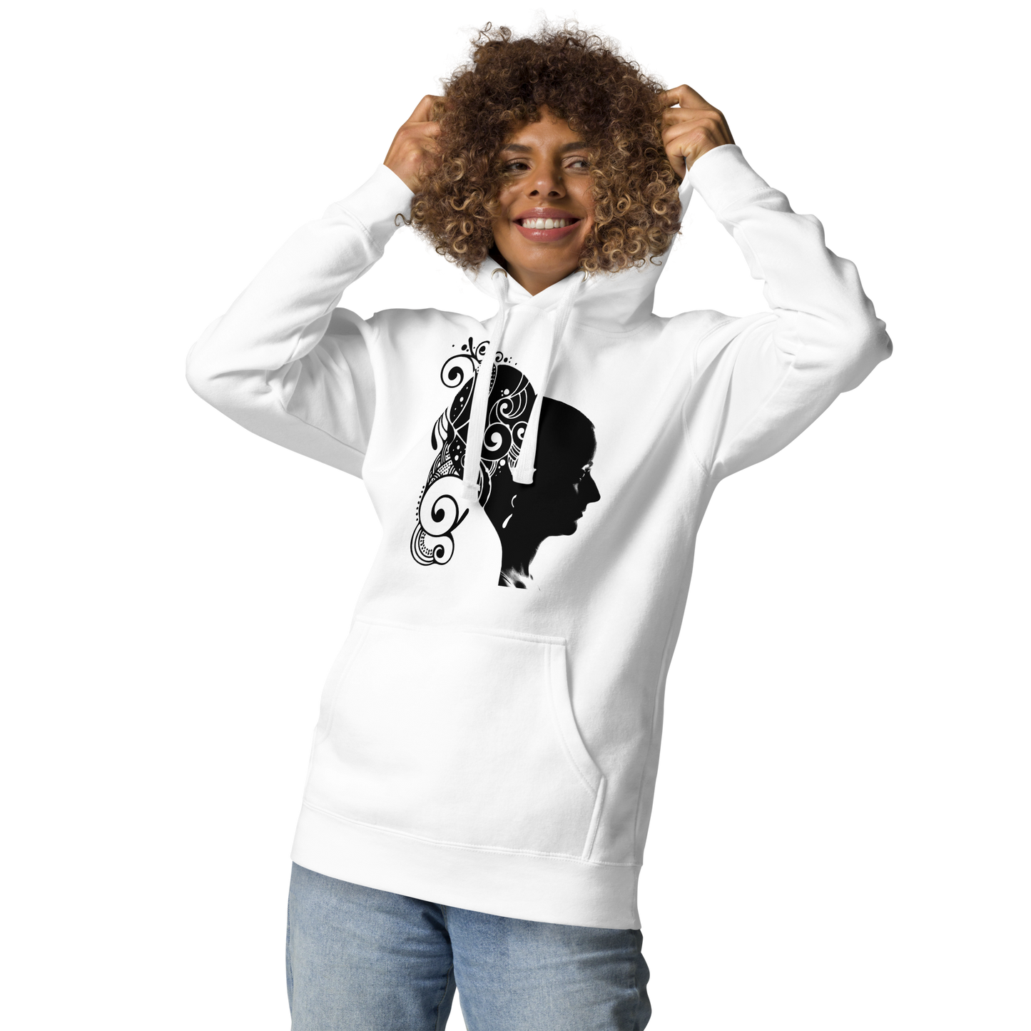 UNIFERENT VALENTINE HER dark Unisex Hoodie (97)