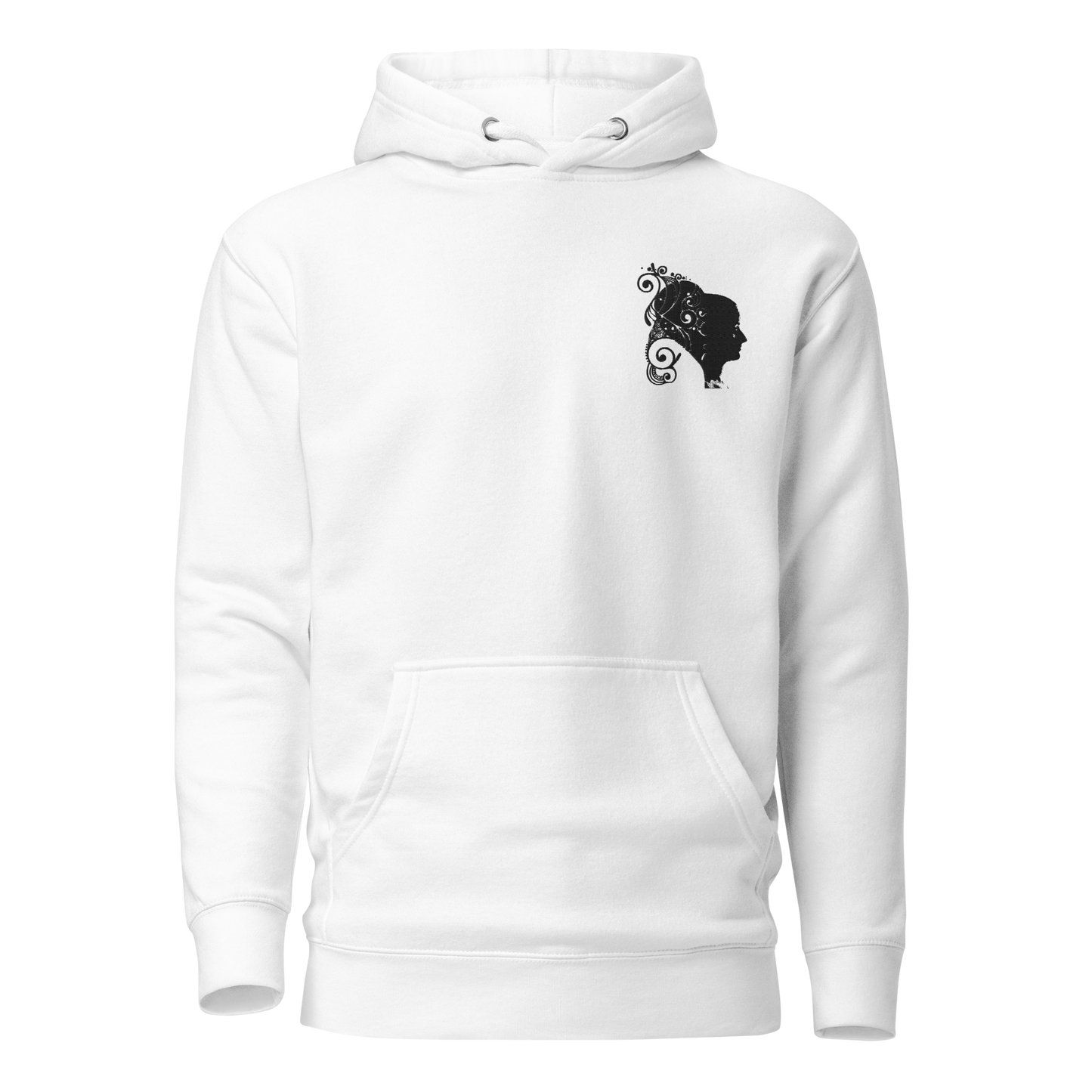 UNIFERENT VALENTINE HER Embroidered Dark Unisex Hoodie (105)