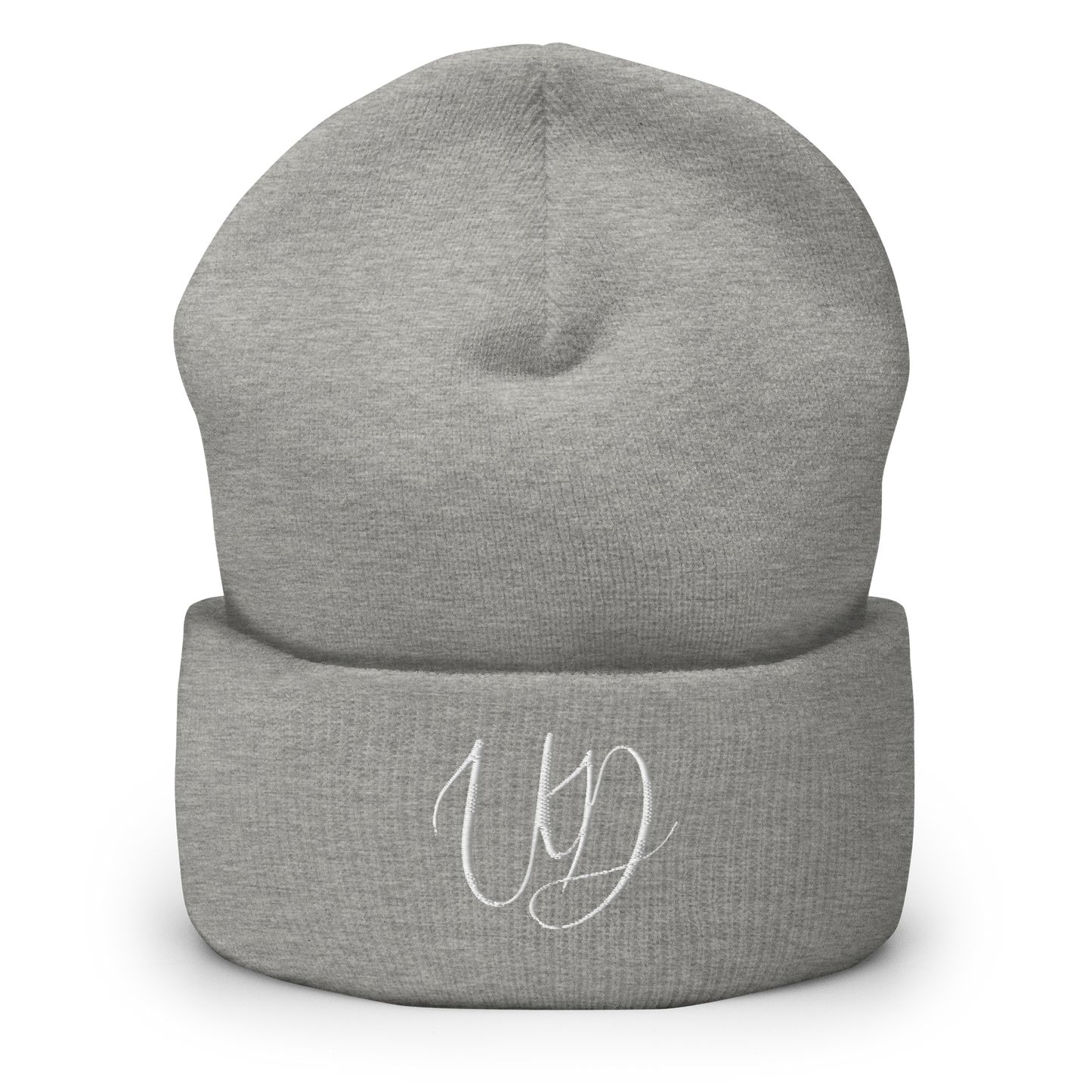 UNIFERENT EMBROIDERED BIG logo white Cuffed Beanie (17)