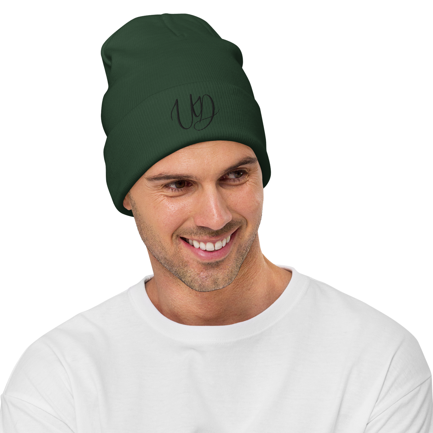 UNIFERENT EMBROIDERED BLACK Logo Unisex knit Beanie (36)