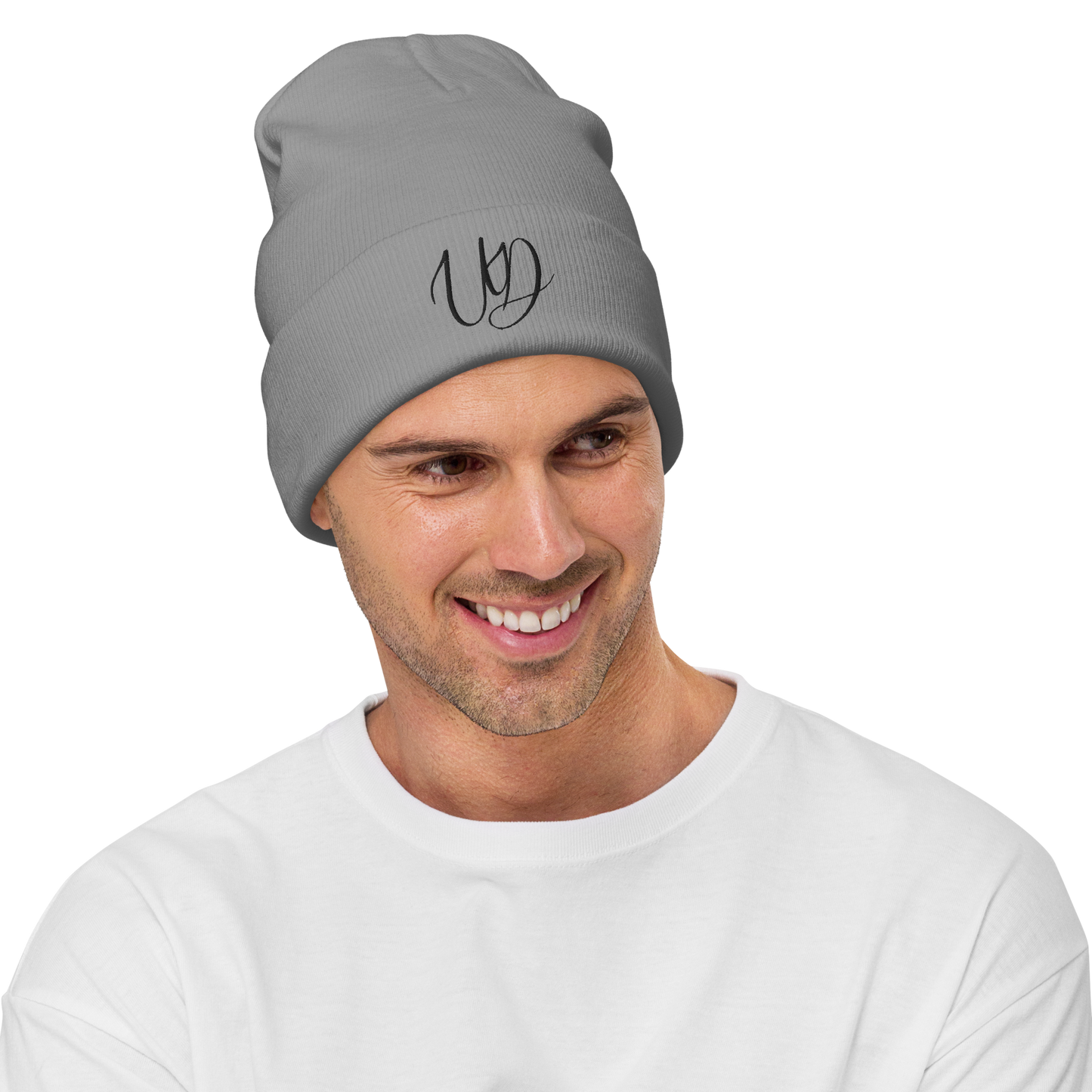 UNIFERENT EMBROIDERED BLACK Logo Unisex knit Beanie (36)