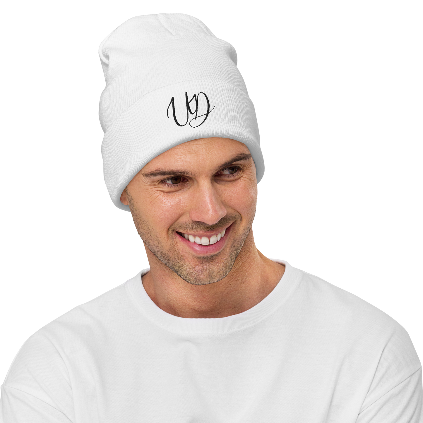 UNIFERENT EMBROIDERED BLACK Logo Unisex knit Beanie (36)