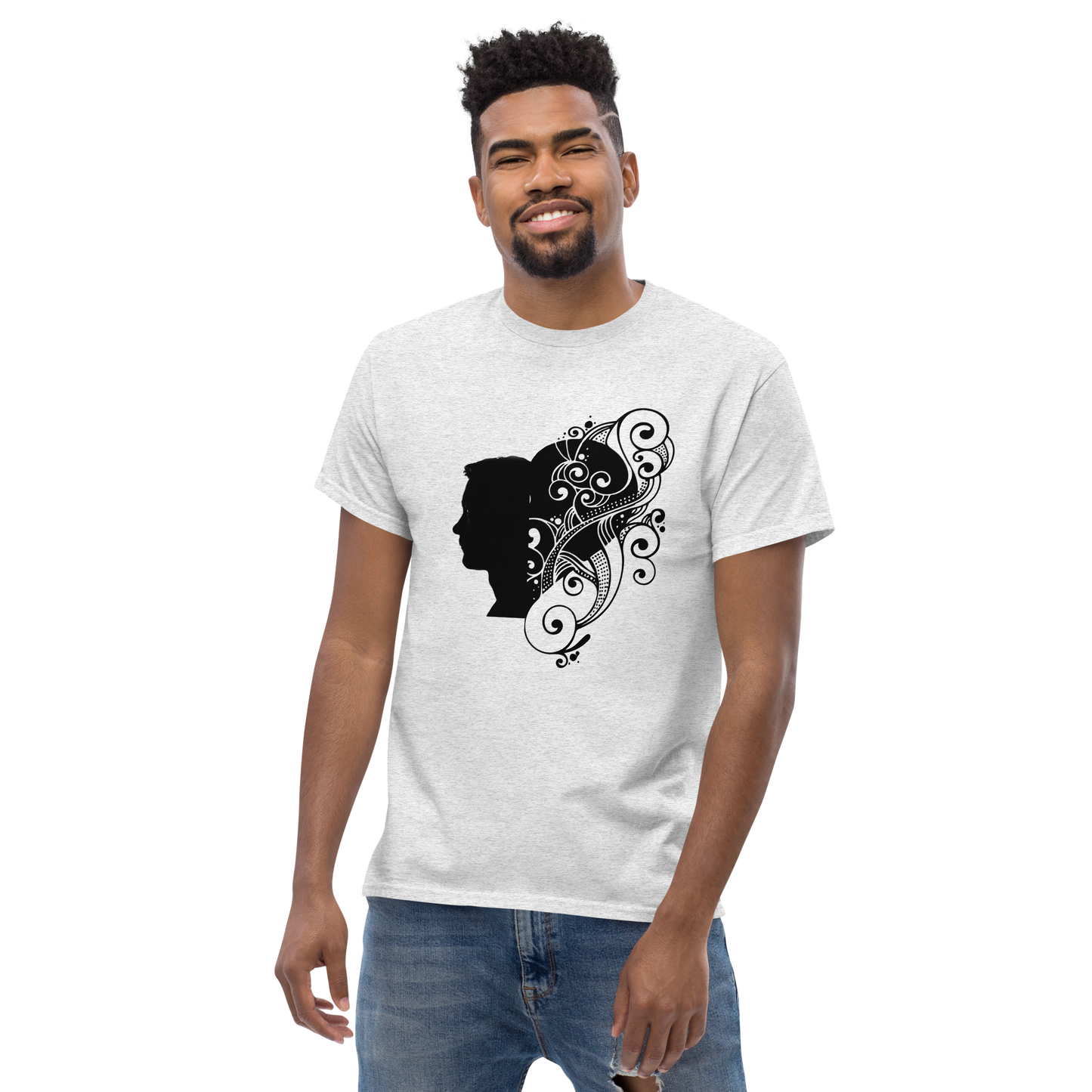 UNIFERENT VALENTINE HIS dark Men's classic tee (87)