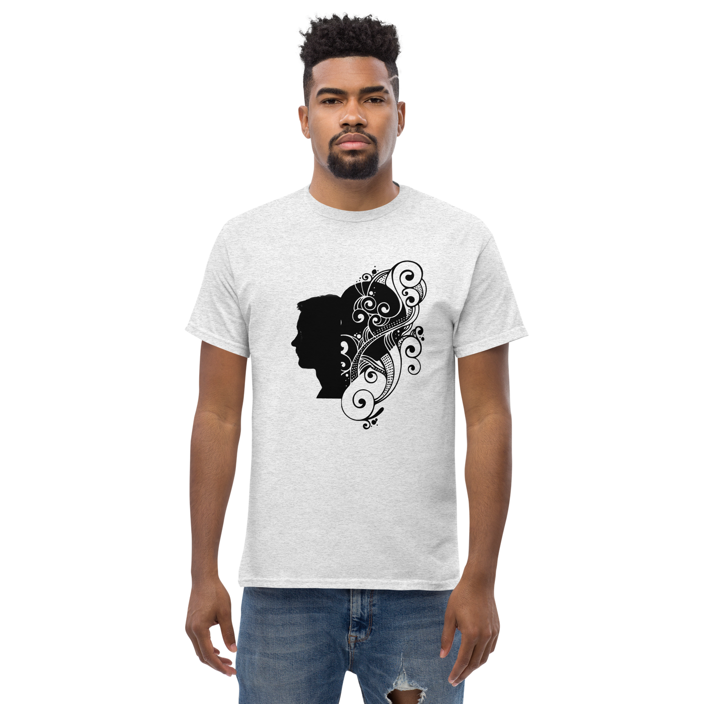 UNIFERENT VALENTINE HIS dark Men's classic tee (87)