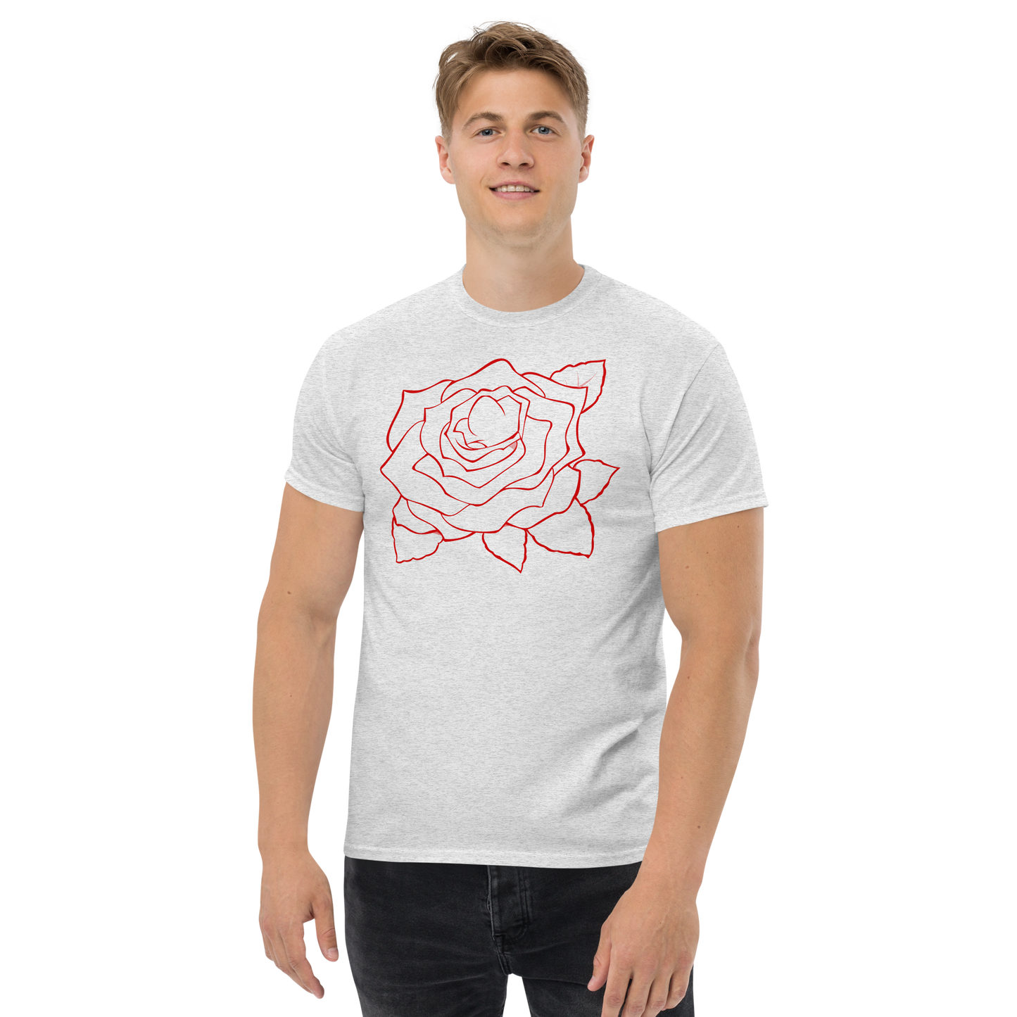 UNIFERENT VALENTINE BLOOD rose light Men's classic tee (91)