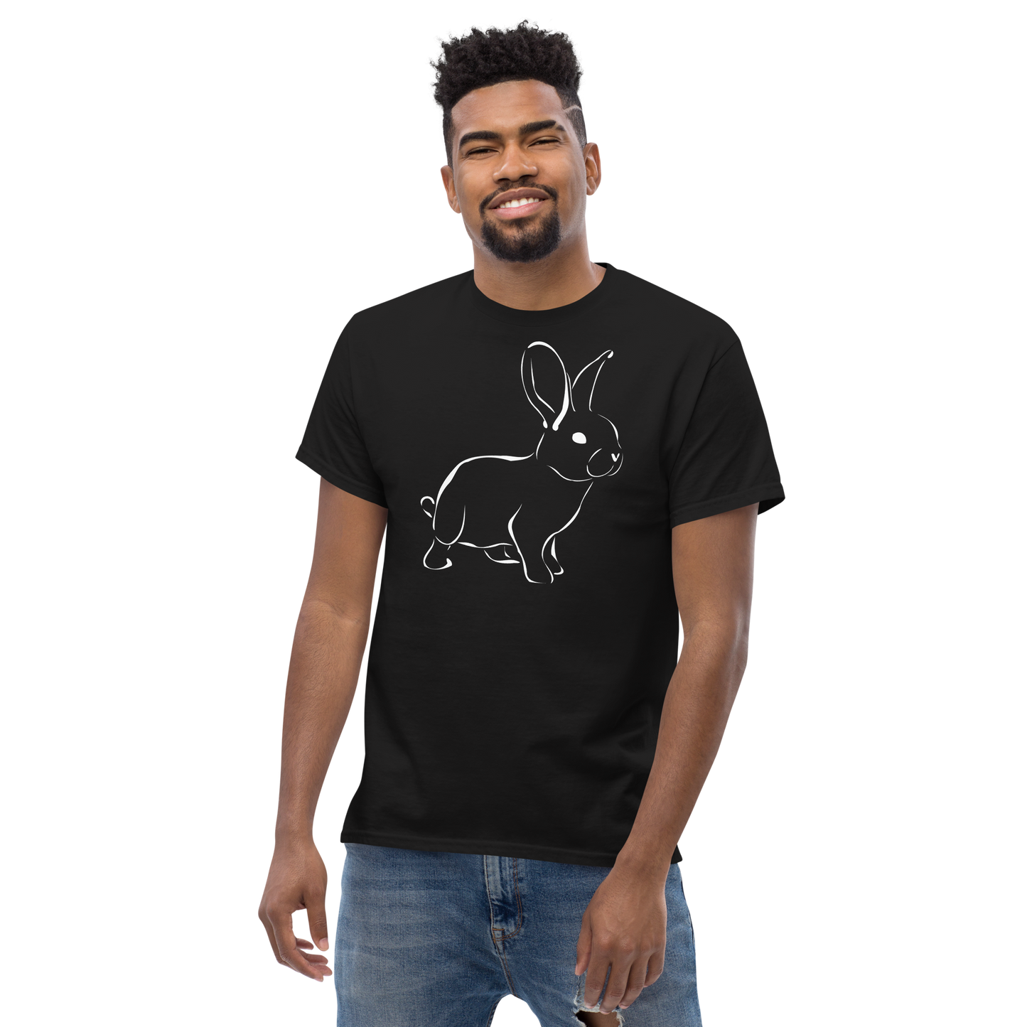 UNIFERENT CNY 2023 Rabbit light logo Men's classic tee (70)