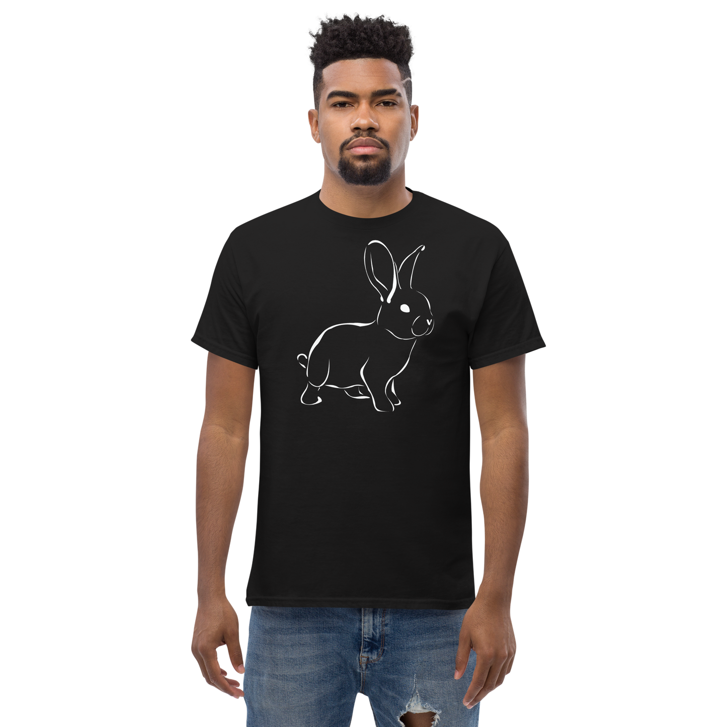 UNIFERENT CNY 2023 Rabbit light logo Men's classic tee (70)