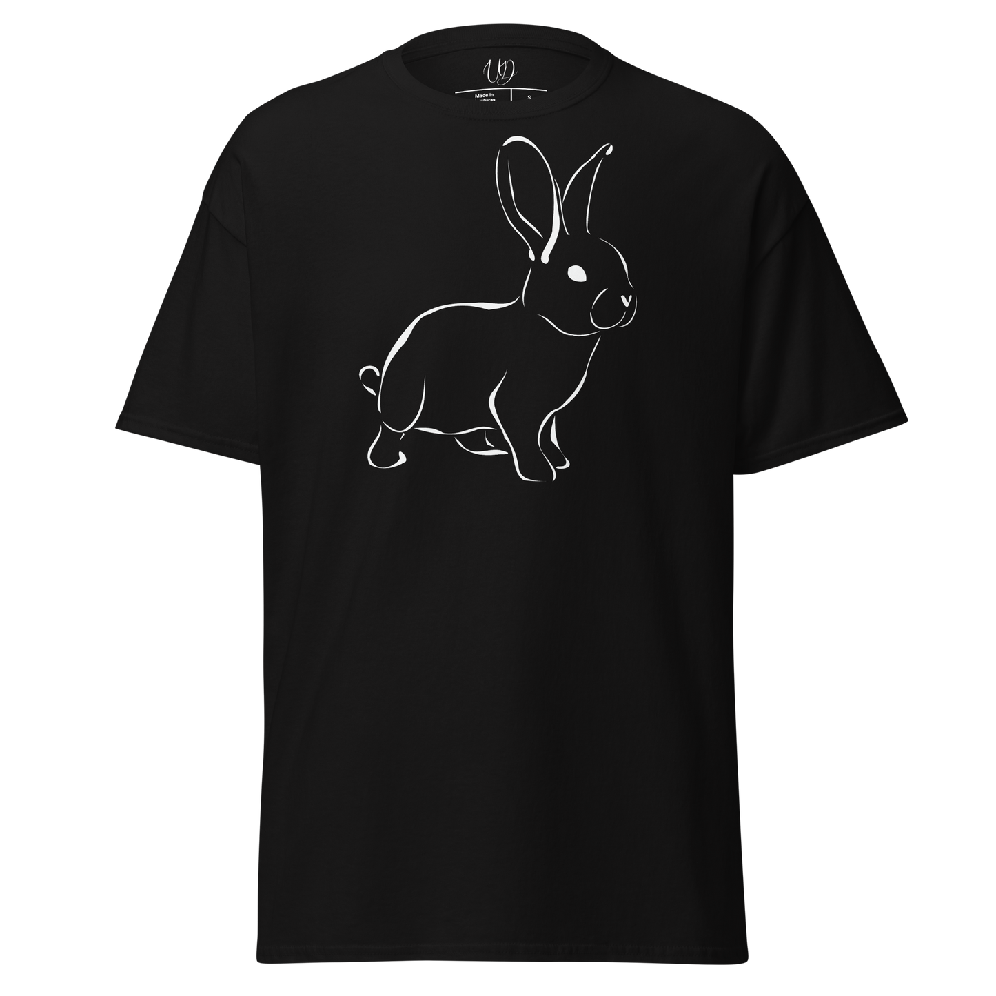 UNIFERENT CNY 2023 rabbit light logo with back symbol Men's classic tee (72)