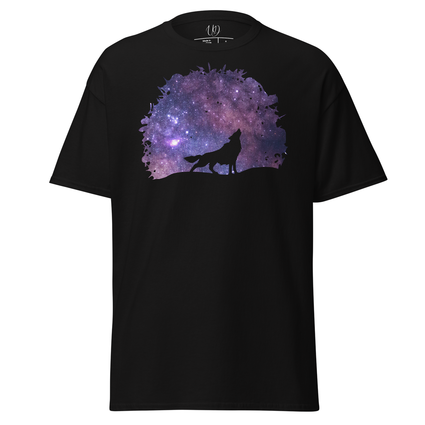 UNIFERENT DARK SKIES wolf cut one inverted dark Men's classic tee (82)