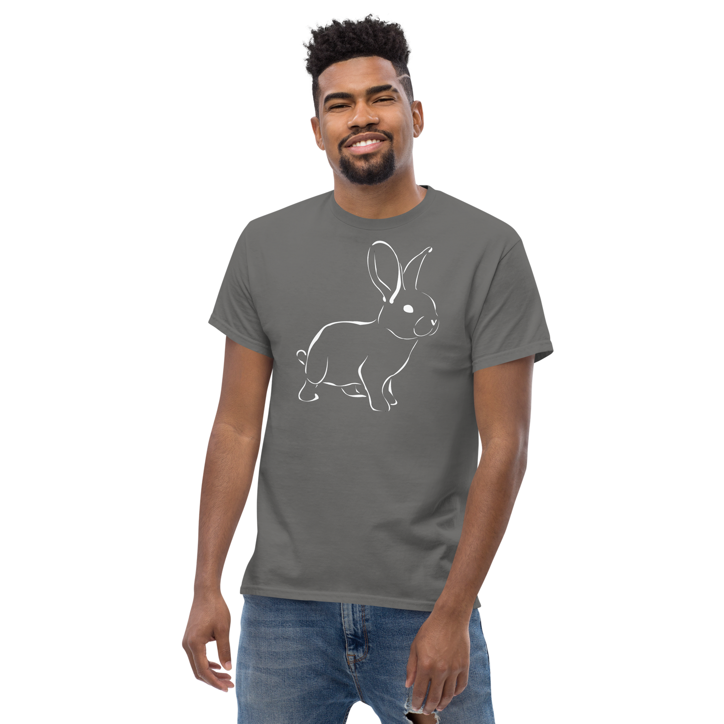 UNIFERENT CNY 2023 Rabbit light logo Men's classic tee (70)