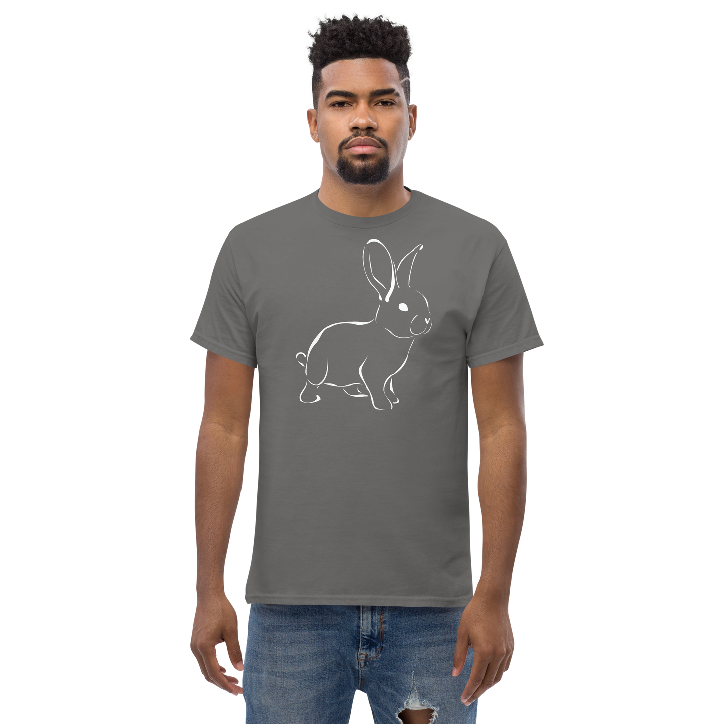 UNIFERENT CNY 2023 Rabbit light logo Men's classic tee (70)