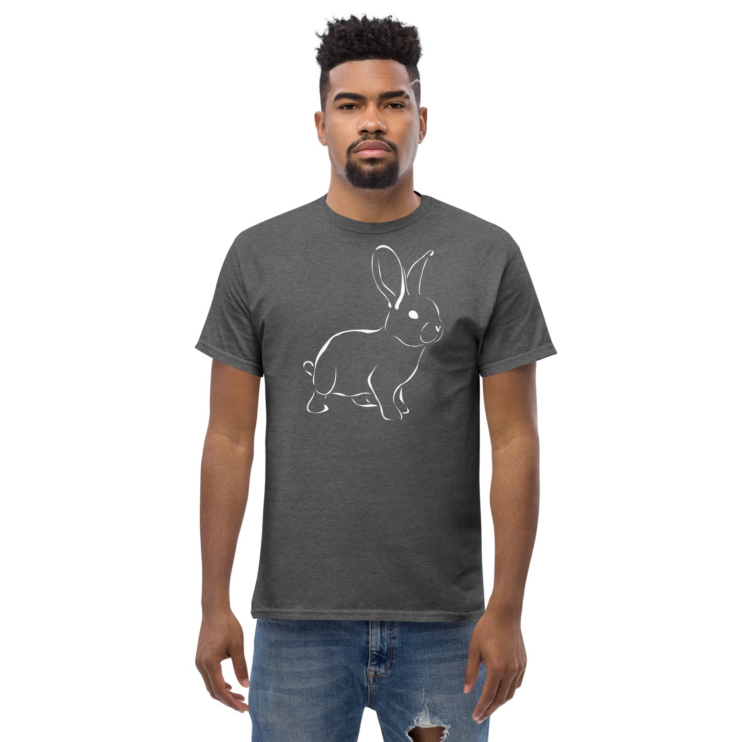 UNIFERENT CNY 2023 Rabbit light logo Men's classic tee (70)