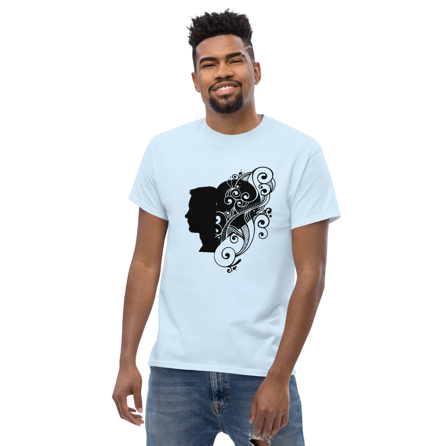 UNIFERENT VALENTINE HIS dark Men's classic tee (87)