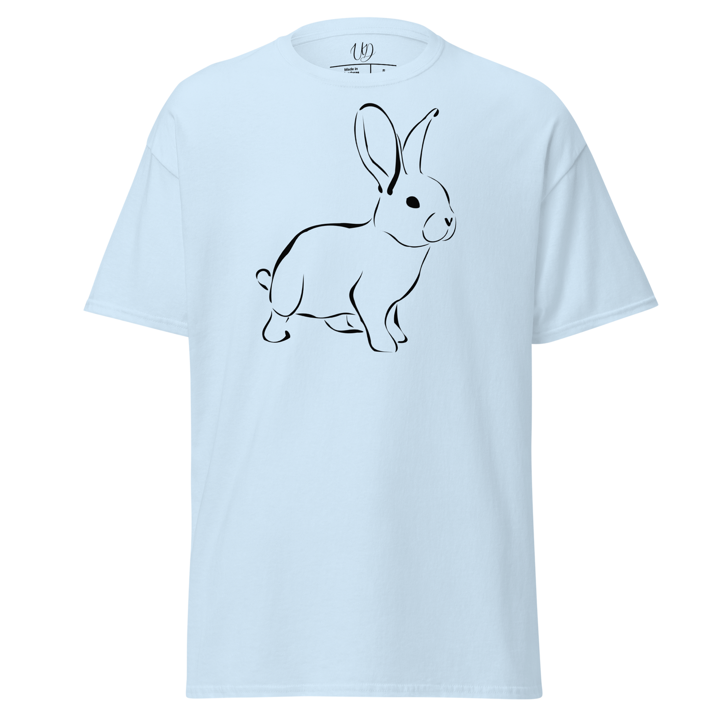 UNIFERENT CNY 2023 rabbit dark logo with back symbol Men's classic tee (71)