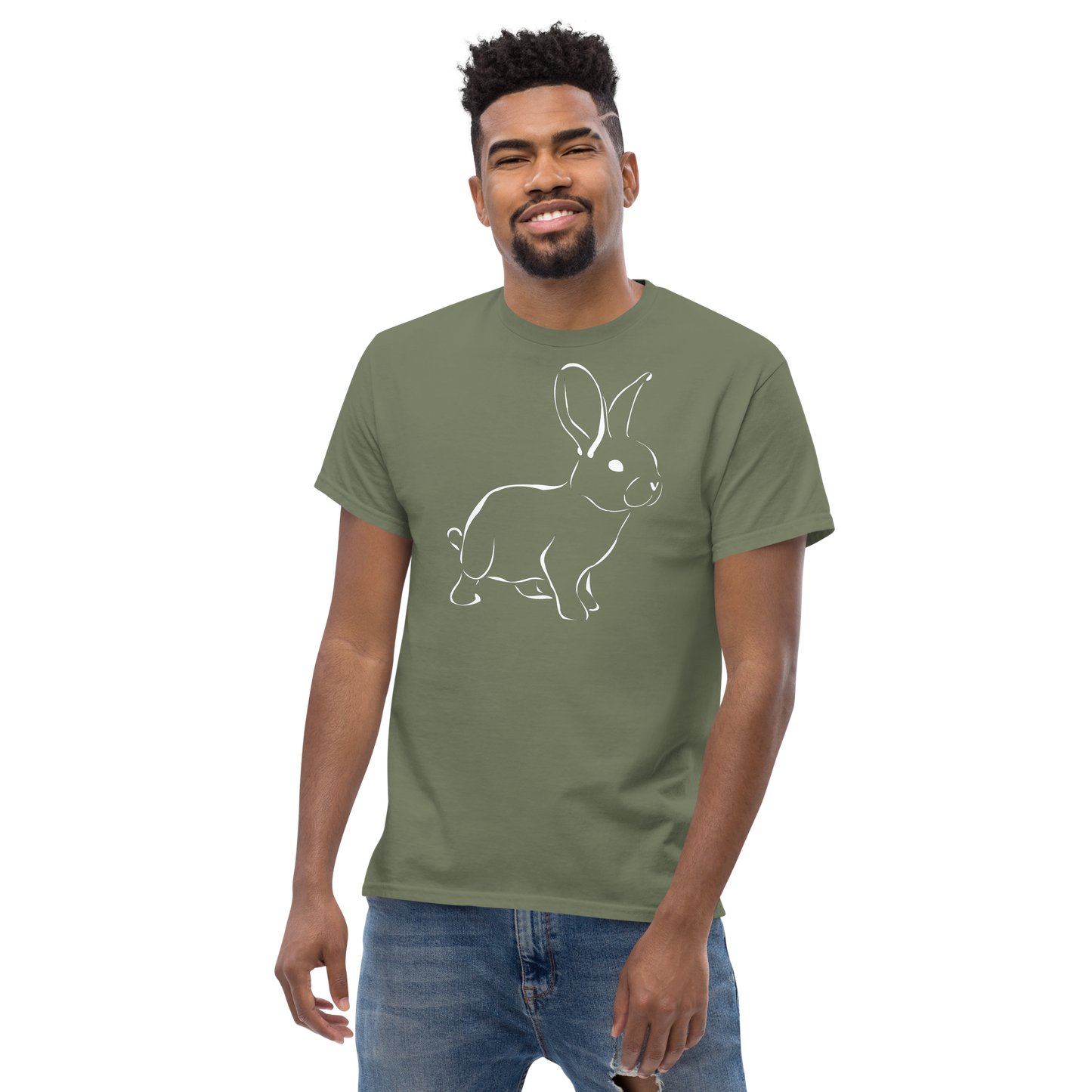 UNIFERENT CNY 2023 Rabbit light logo Men's classic tee (70)