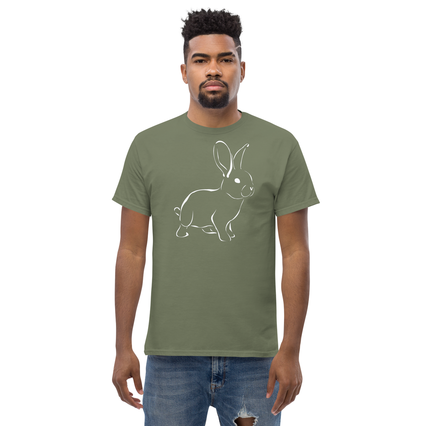 UNIFERENT CNY 2023 Rabbit light logo Men's classic tee (70)