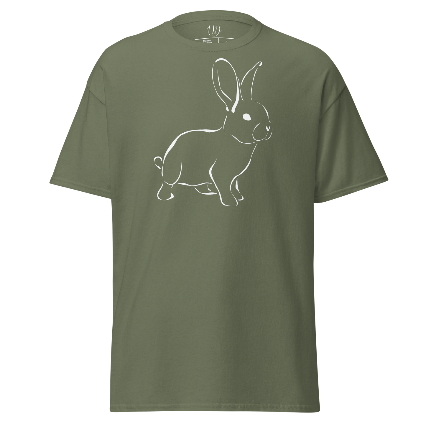 UNIFERENT CNY 2023 rabbit light logo with back symbol Men's classic tee (72)