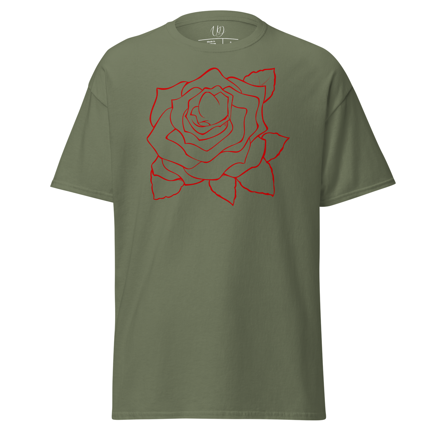 UNIFERENT VALENTINE BLOOD rose dark Men's classic tee (92)