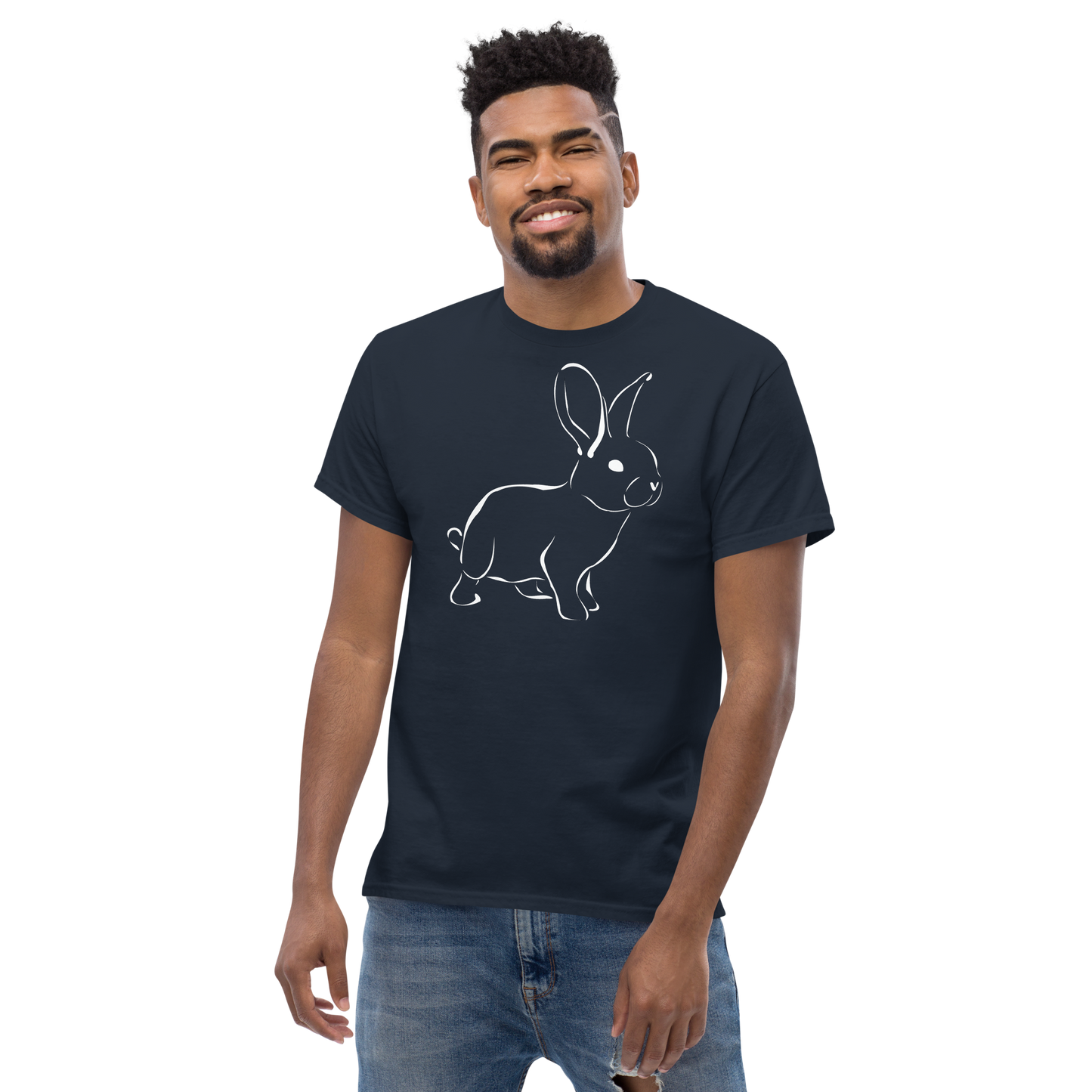 UNIFERENT CNY 2023 Rabbit light logo Men's classic tee (70)