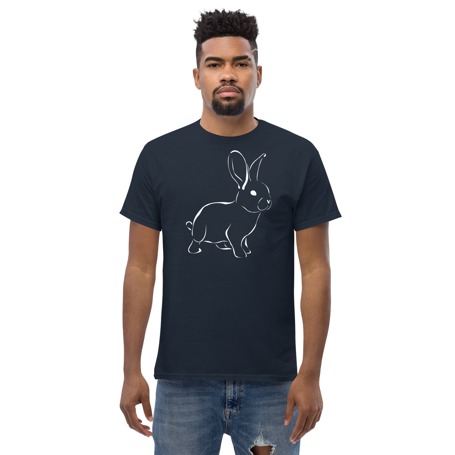 UNIFERENT CNY 2023 Rabbit light logo Men's classic tee (70)