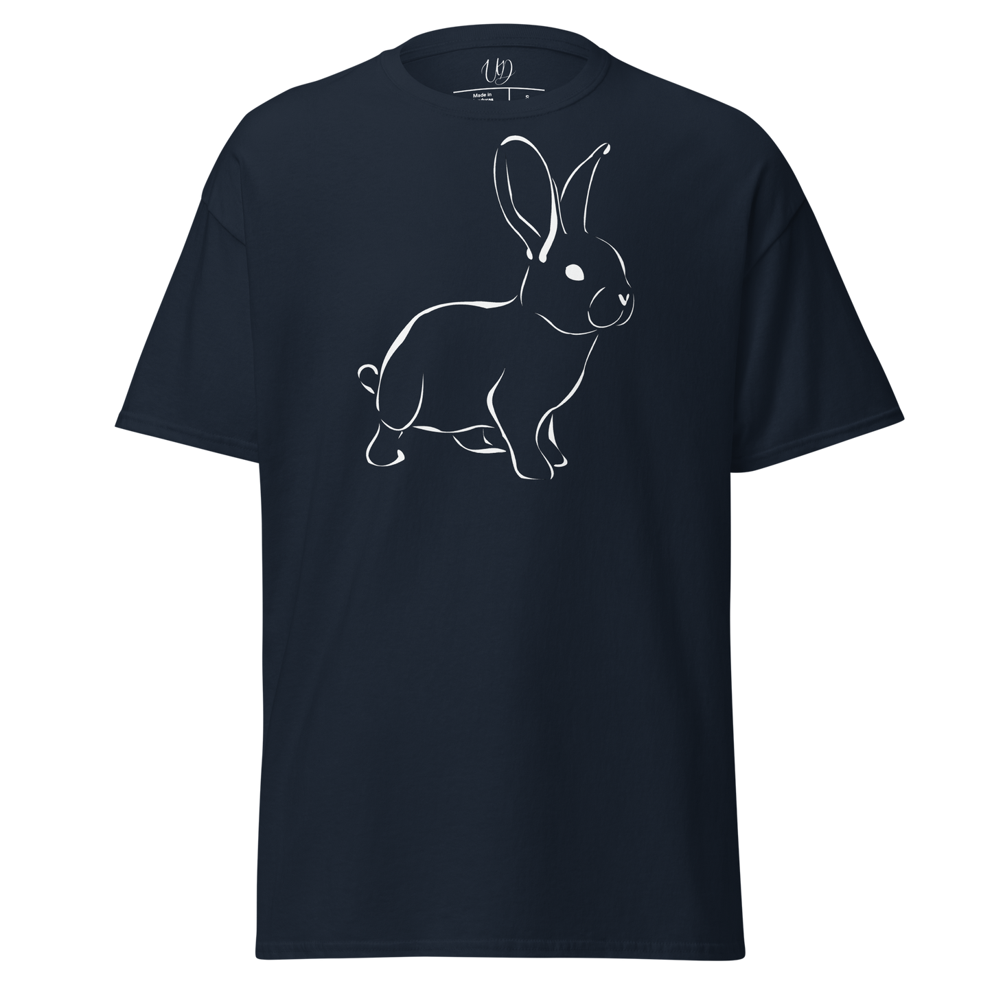 UNIFERENT CNY 2023 rabbit light logo with back symbol Men's classic tee (72)