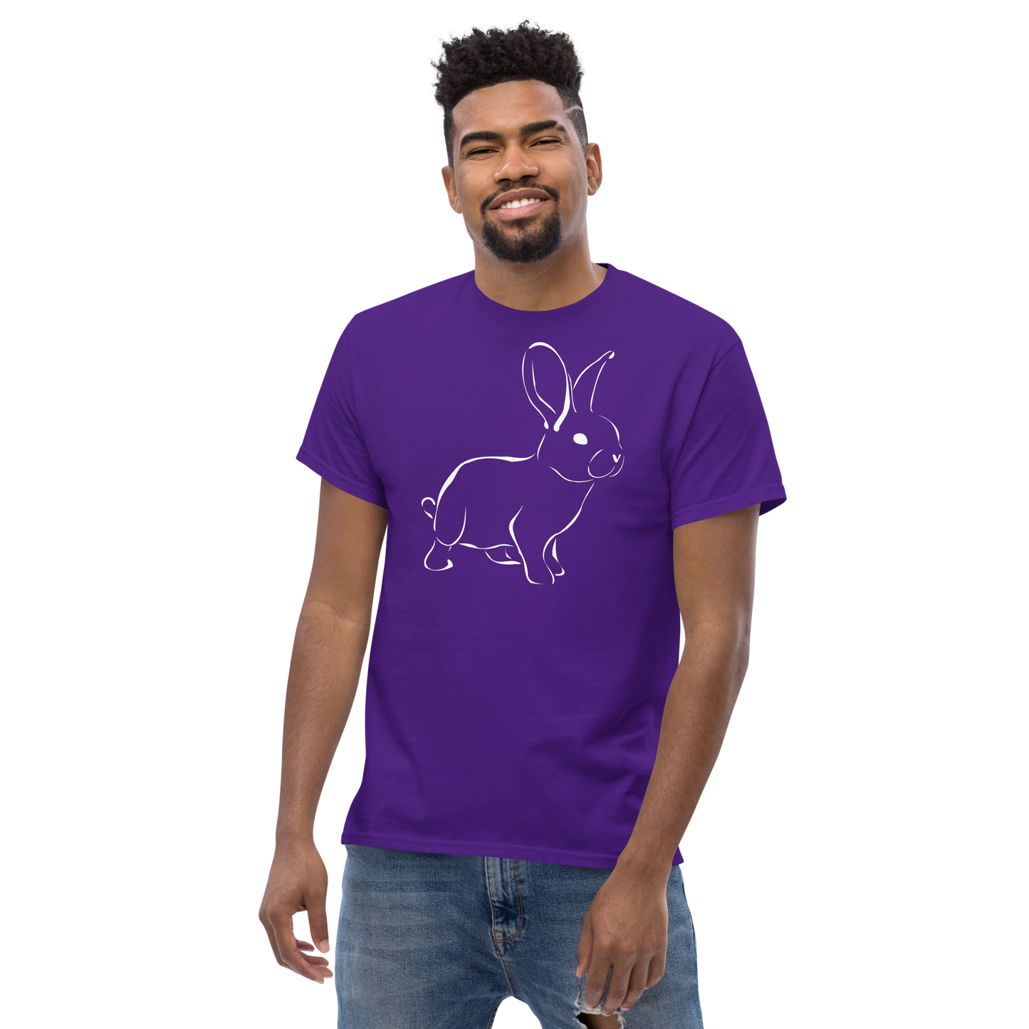 UNIFERENT CNY 2023 Rabbit light logo Men's classic tee (70)