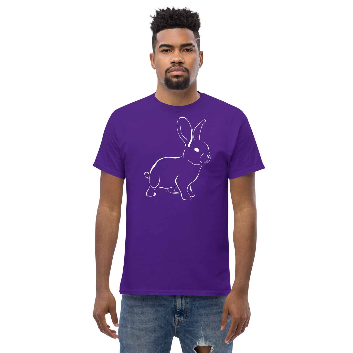 UNIFERENT CNY 2023 Rabbit light logo Men's classic tee (70)