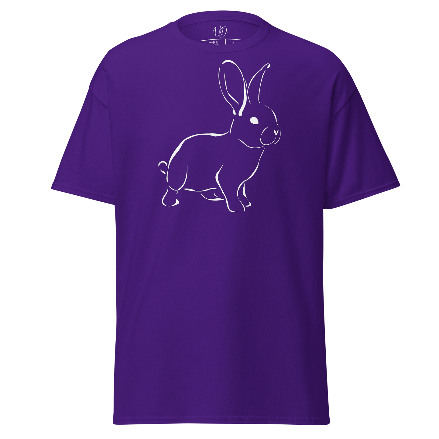 UNIFERENT CNY 2023 rabbit light logo with back symbol Men's classic tee (72)