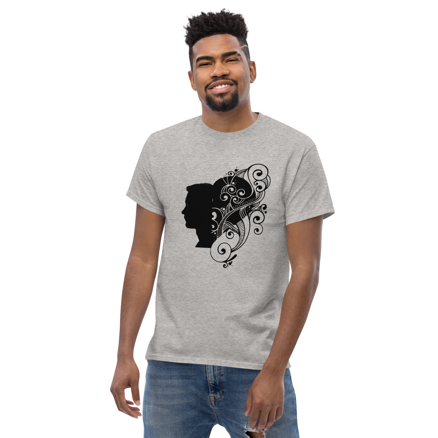 UNIFERENT VALENTINE HIS dark Men's classic tee (87)