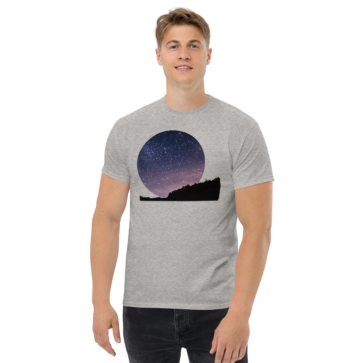 UNIFERENT DARKER SKIES 2023 starry skies Men's classic tee (77)