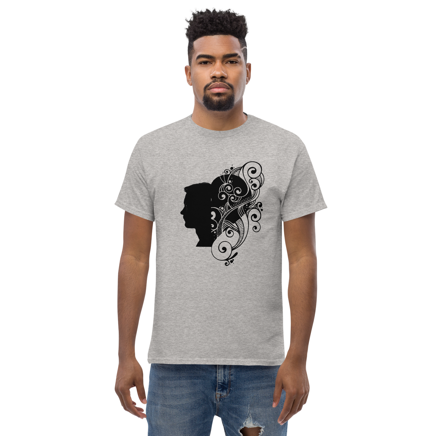 UNIFERENT VALENTINE HIS dark Men's classic tee (87)