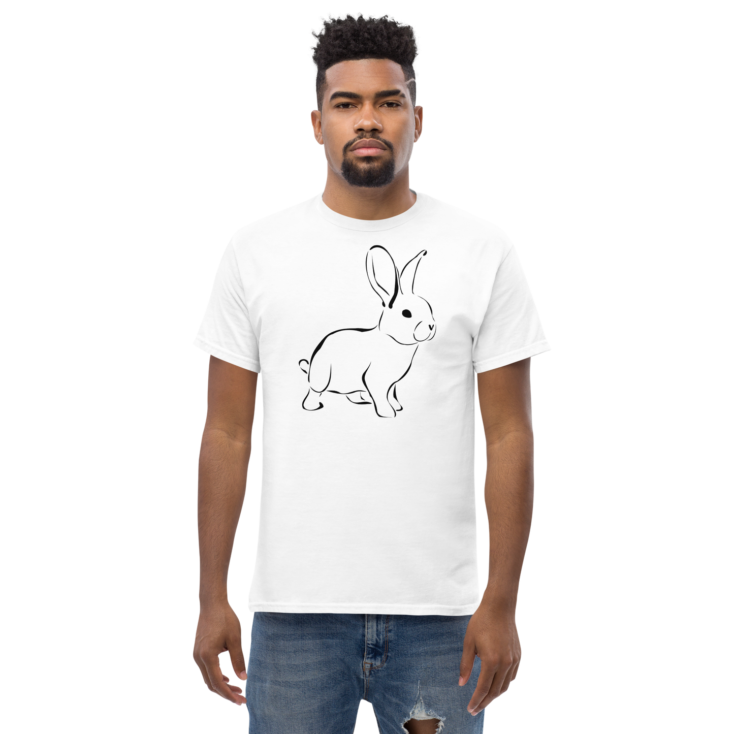 UNIFERENT CNY 2023 Rabbit dark logo Men's classic tee (69)