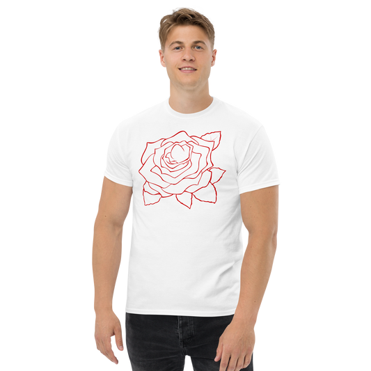 UNIFERENT VALENTINE BLOOD rose light Men's classic tee (91)