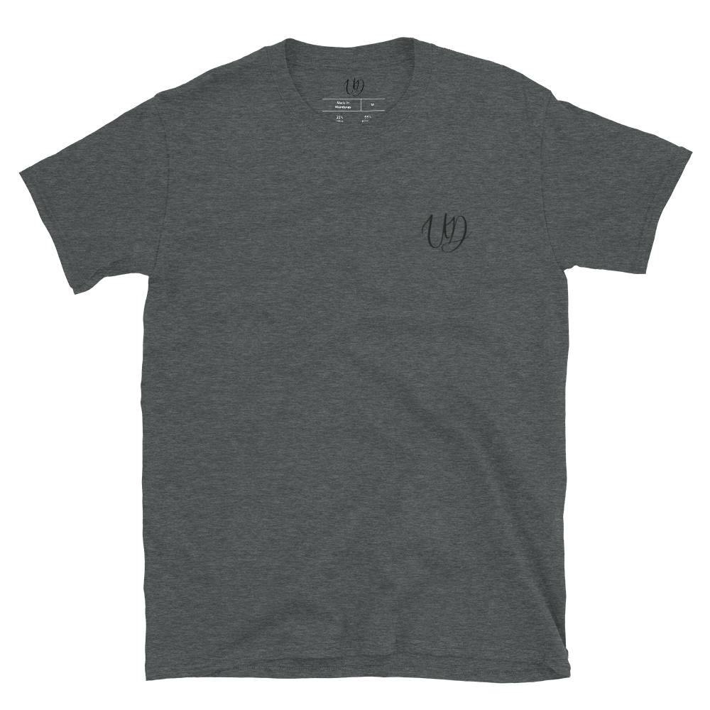 Softstyle regular fit ring-spun cotton soft and comfy black small embroidered logo Unisex T-shirt (2)