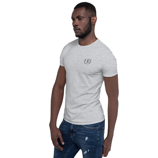 Softstyle regular fit ring-spun cotton soft and comfy black small embroidered logo Unisex T-shirt (2)