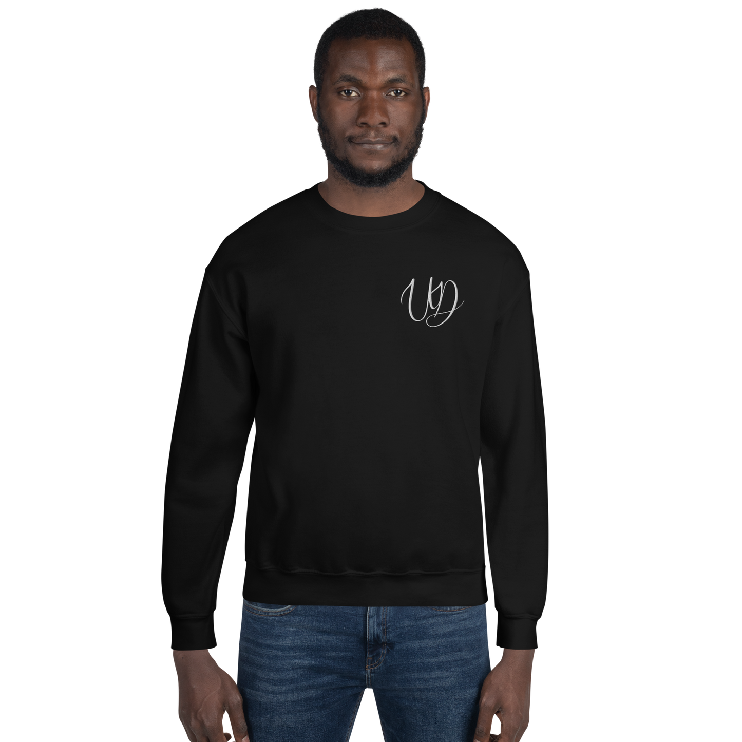 UNIFERENT EMBROIDERED BIG logo white Unisex Sweatshirt (18)