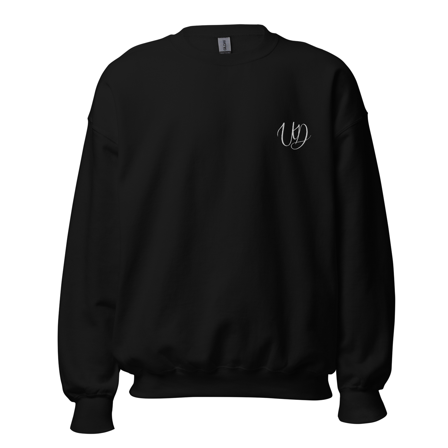 UNIFERENT EMBROIDERED SMALL logo white Unisex Sweatshirt (20)