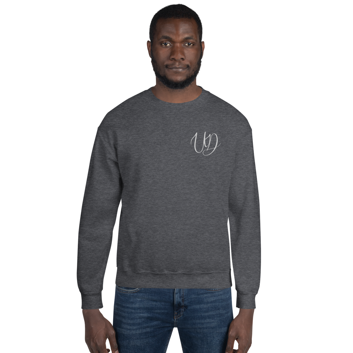 UNIFERENT EMBROIDERED BIG logo white Unisex Sweatshirt (18)
