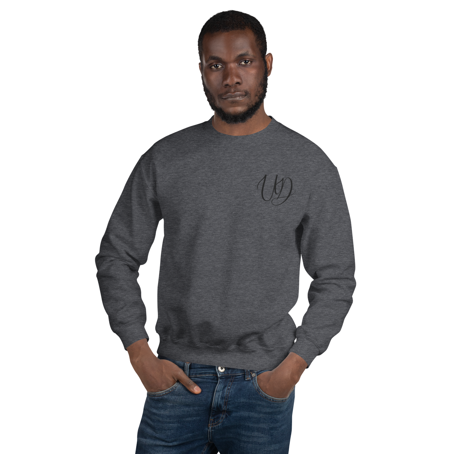 UNIFERENT EMBROIDERED BIG logo black Unisex Sweatshirt (15)