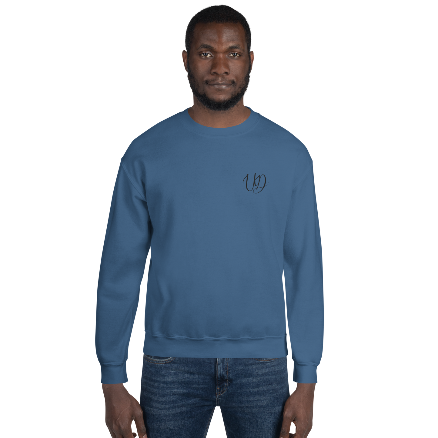 UNIFERENT EMBROIDERED SMALL logo black Unisex Sweatshirt (19)