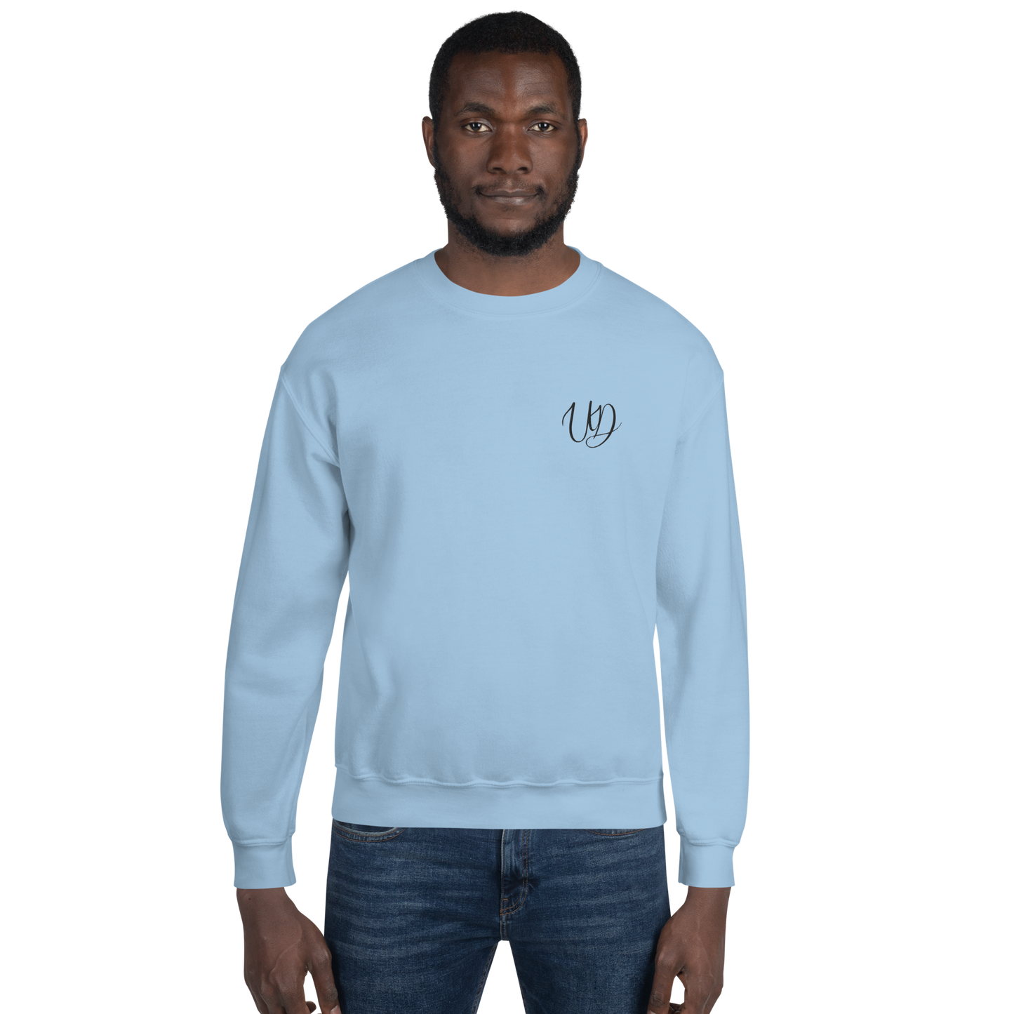 UNIFERENT EMBROIDERED SMALL logo black Unisex Sweatshirt (19)