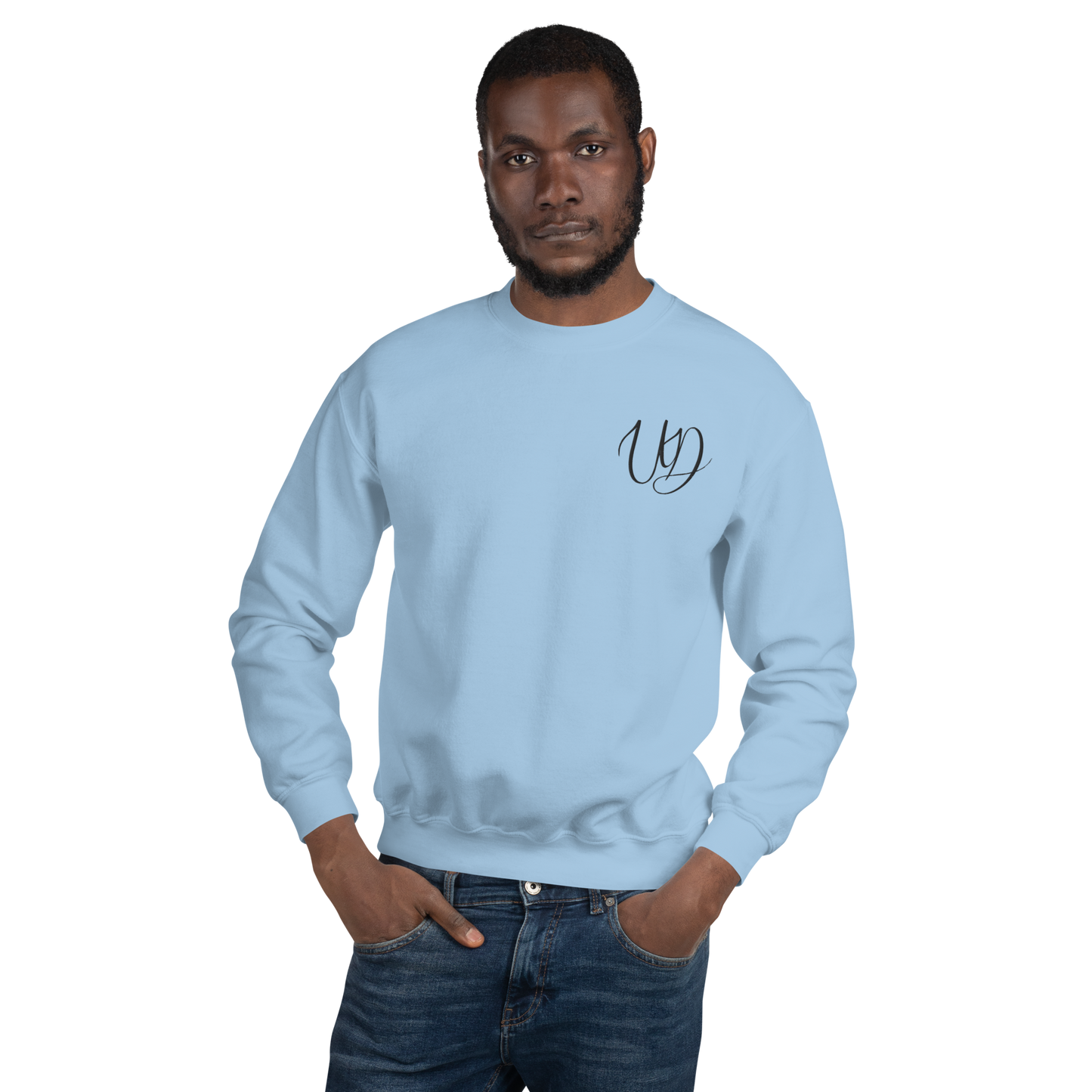 UNIFERENT EMBROIDERED BIG logo black Unisex Sweatshirt (15)