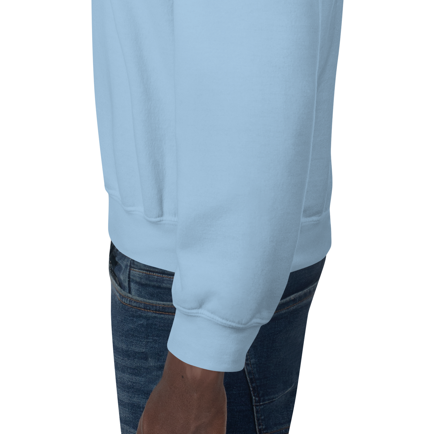 UNIFERENT EMBROIDERED BIG logo white Unisex Sweatshirt (18)