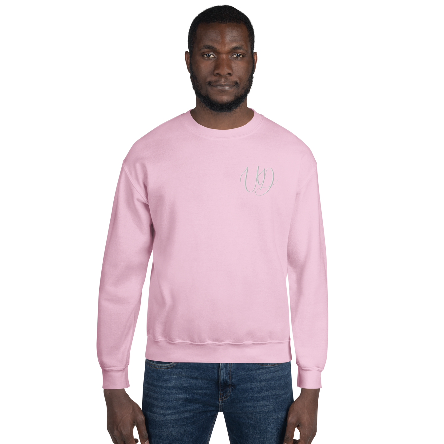 UNIFERENT EMBROIDERED BIG logo white Unisex Sweatshirt (18)