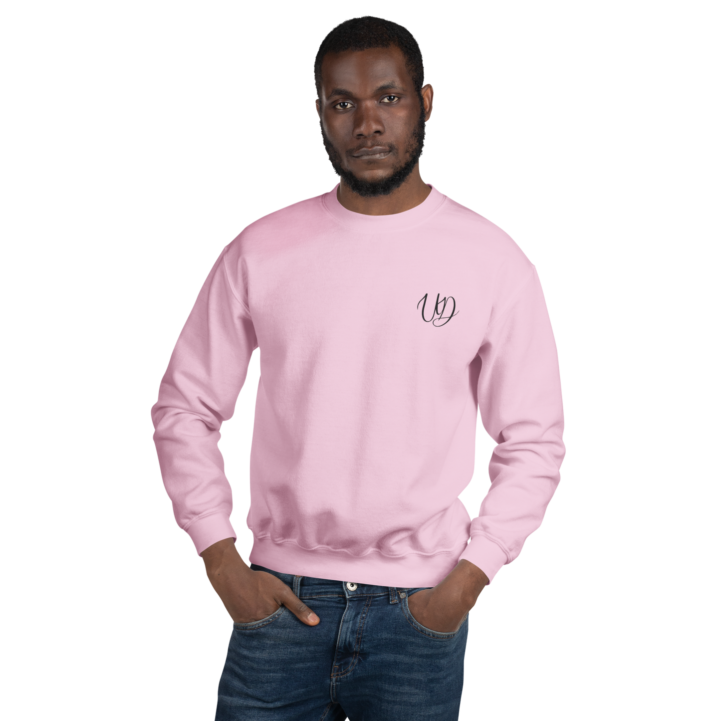 UNIFERENT EMBROIDERED SMALL logo black Unisex Sweatshirt (19)